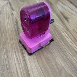 Pink Xacto Pencil Sharpener 