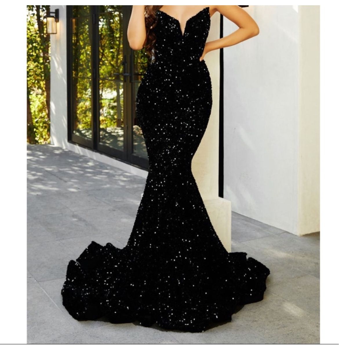Portia and Scarlett 21208 Black Prom Dress
