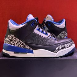 Jordan 3 Sport Blue Size 12