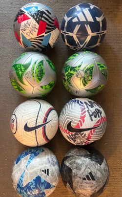 Adidas and Nike Size 4 Soccer Balls