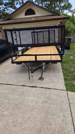 Utility trailer double axle