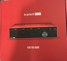 New in Box (NIB) Focusrite Scarlett 18i8 (3rd Gen)