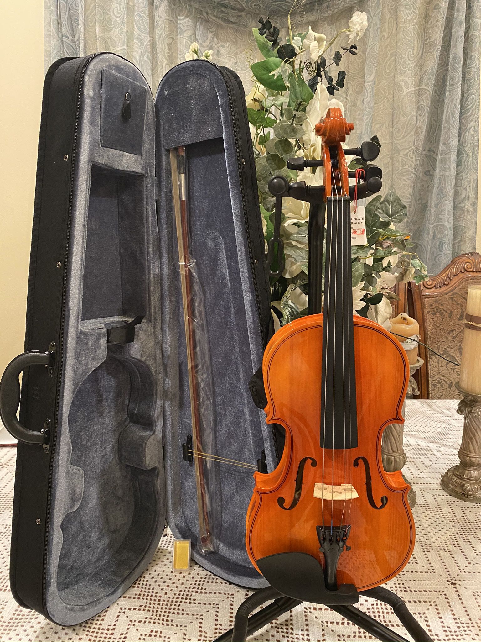 Fever Violin With Case Bow And Rosin 