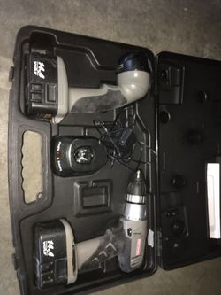 Craftsman 14.4V drill and flashlight