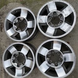4 —- 16x7 6x139.7 6x5.5 Stock 265 65 17  FJ Cruiser Tacoma Lexus GX470 4Runner Yukon Tahoe Tundra Rims Wheels !