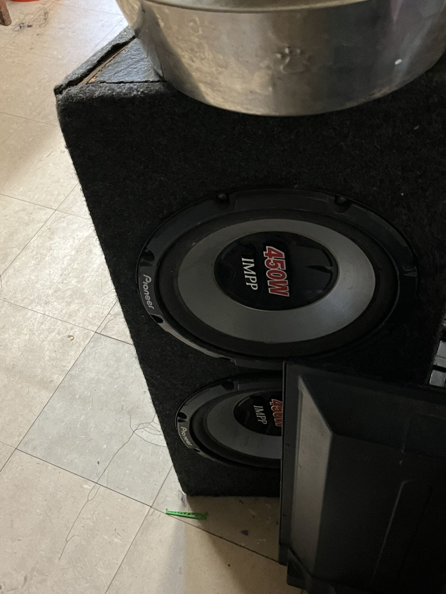Pioneer TS-W33C IMPP 12" Inch 450W Subwoofer Old School RARE Tested Works!