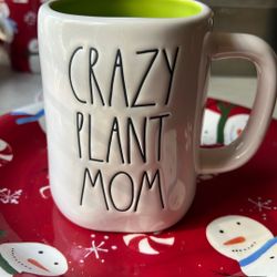 Rae Dunn New Crazy Plant Mom Mug 