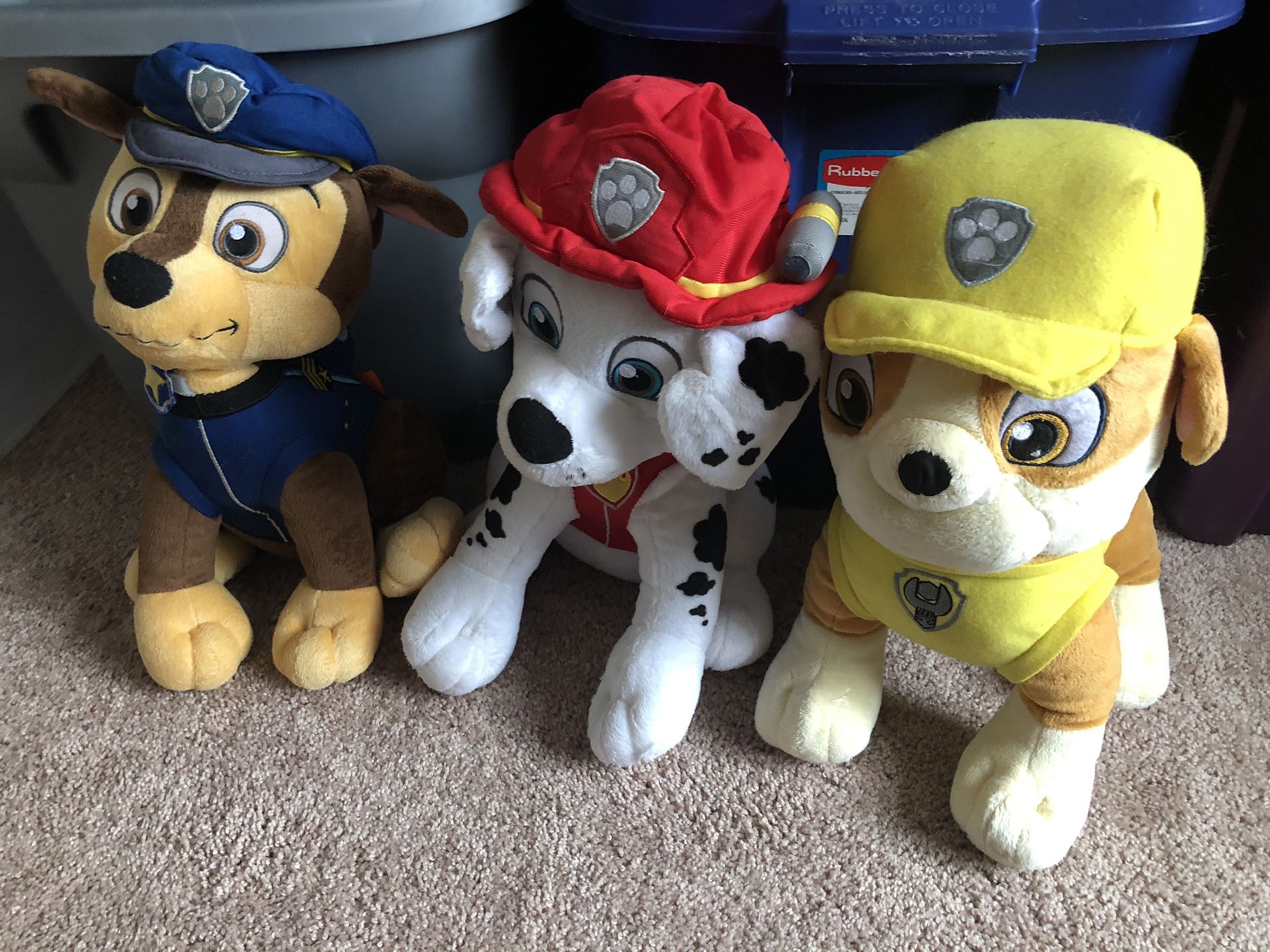 Paw patrol stuffed animals. 10 for all or 5 each