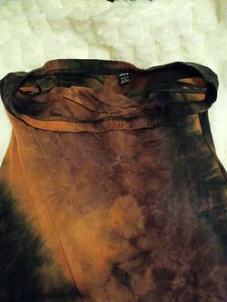 SHEIN Tie-Dye Strapless Top Size M