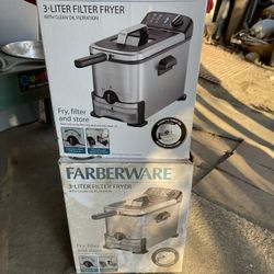 Farberware 3-Liter Filter Fryer, Stainless Steel
