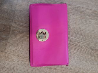 Kate Spade Pink Leather Wallet Clutch