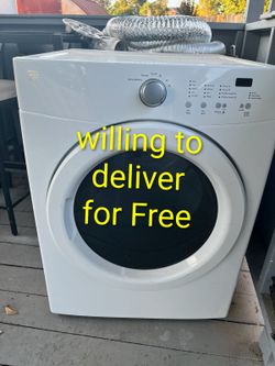 Frigidaire Front Load Electric Dryer – Free Delivery