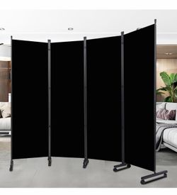 Homescreen Room Divider with Self Roller Locks (6ft tall with 4Panels)