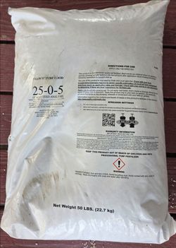 Shaws turf food fertilizer 50 lbs