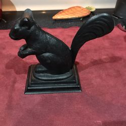 Cast Iron Squirrel Nutcracker