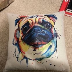 Pug Pillow 