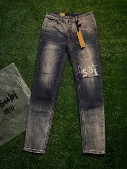Ksubi Slim Fit Distressed Denim Jeans – Multiple Sizes Available