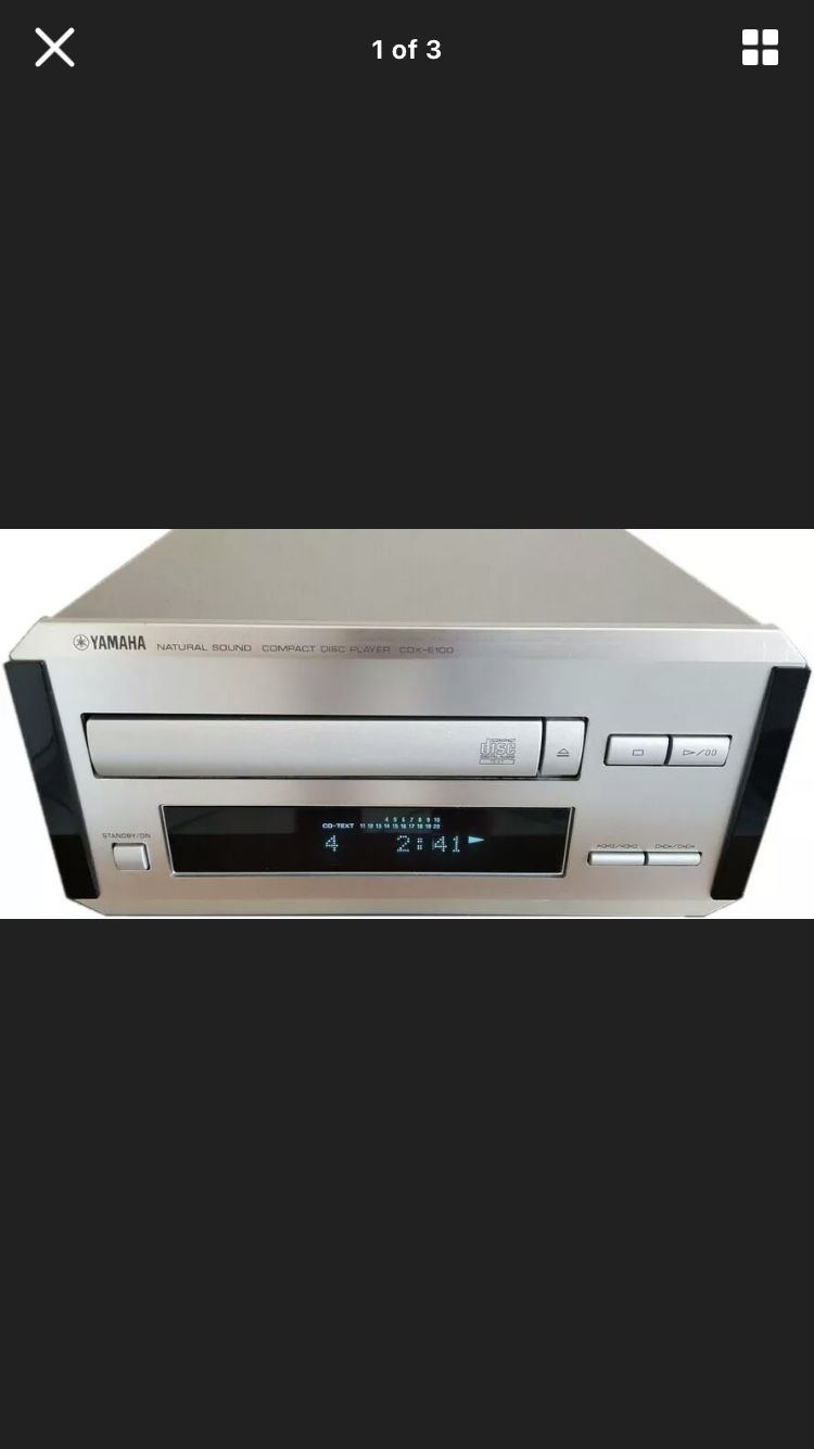 Yamaha CDX E100 Natural Sound Cd Player