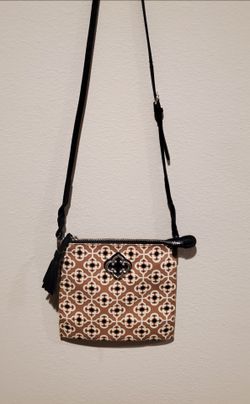 Brighton Almond Geomtric Crossbody Purse