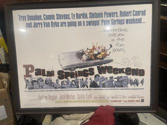 Original Movie Poster For 1963 Production Of Palm Springs Vacations