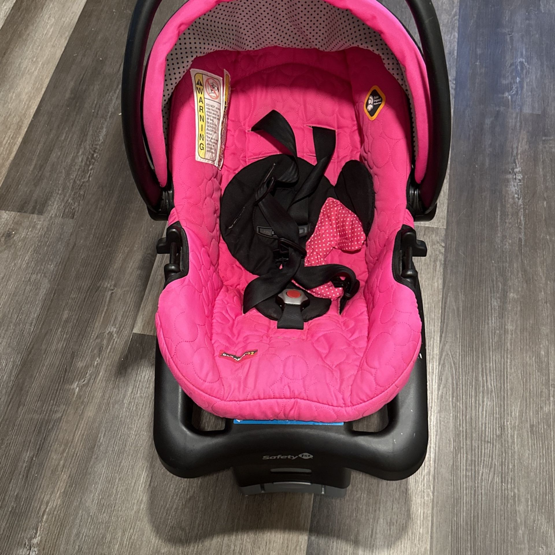 Minnie Mouse Car Seat With Base