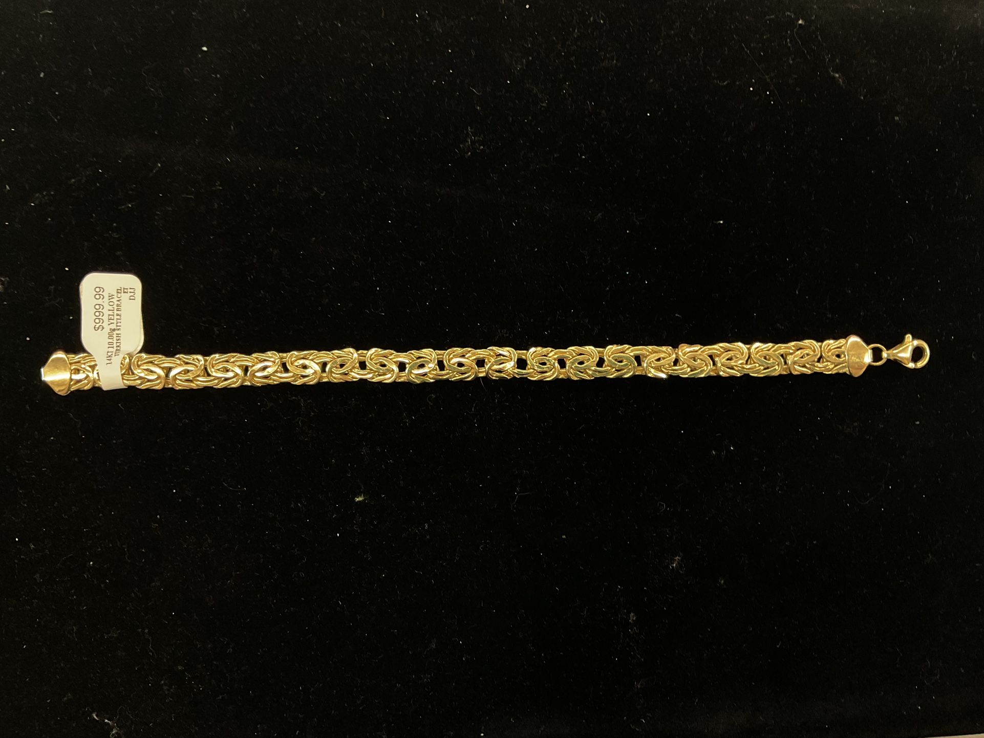 14KT Byzantine Turkish Bracelet 38837-1