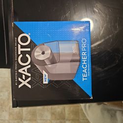 X-ACTO TeacherPro Electric Pencil Sharpener with Auto Adjust Dial and SafeStart Motor: Electronic Sharpener for Pencils