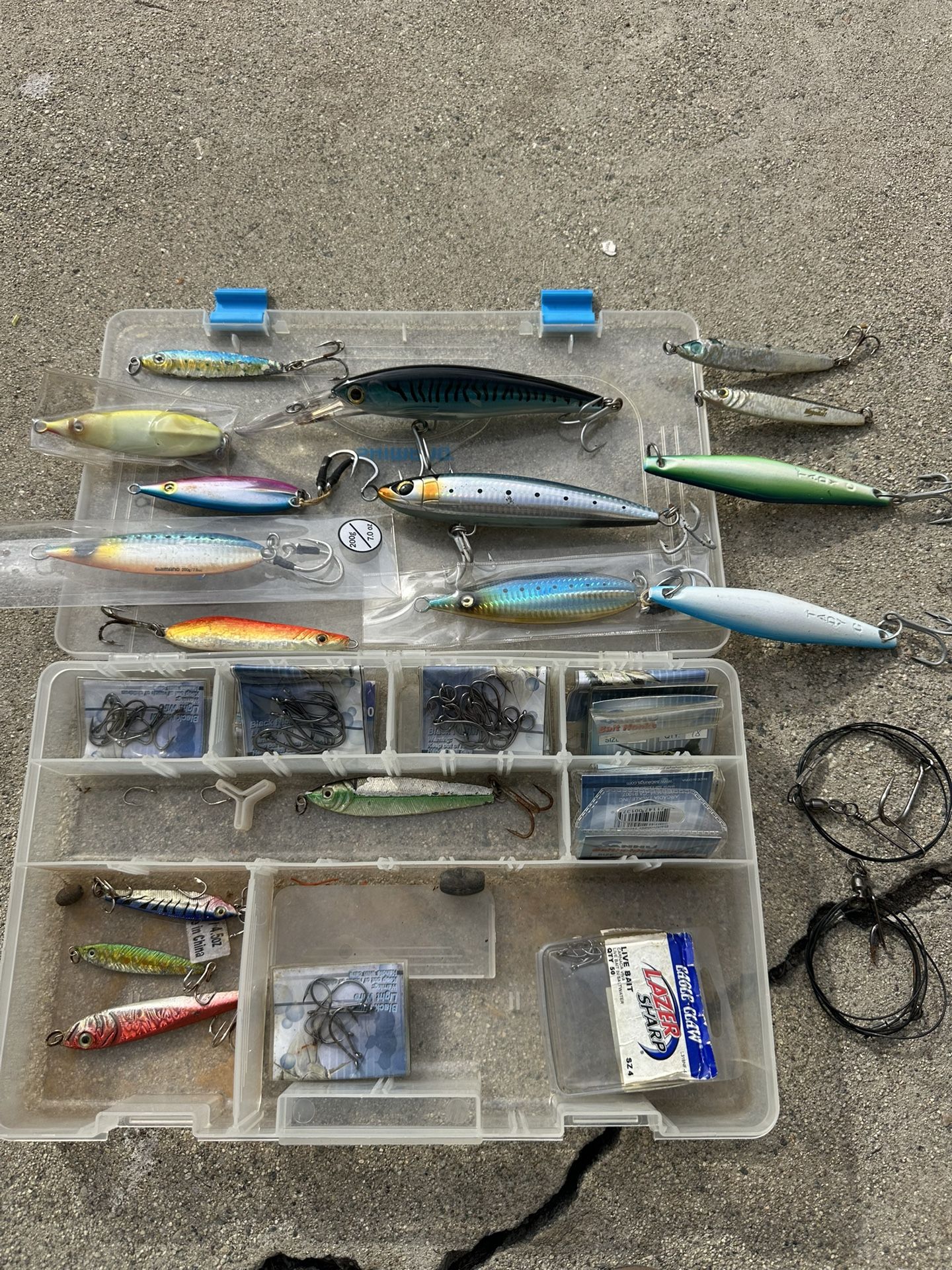 Fishing Gear, Rod, Reel, Tackle, Bag, Weights Shimano