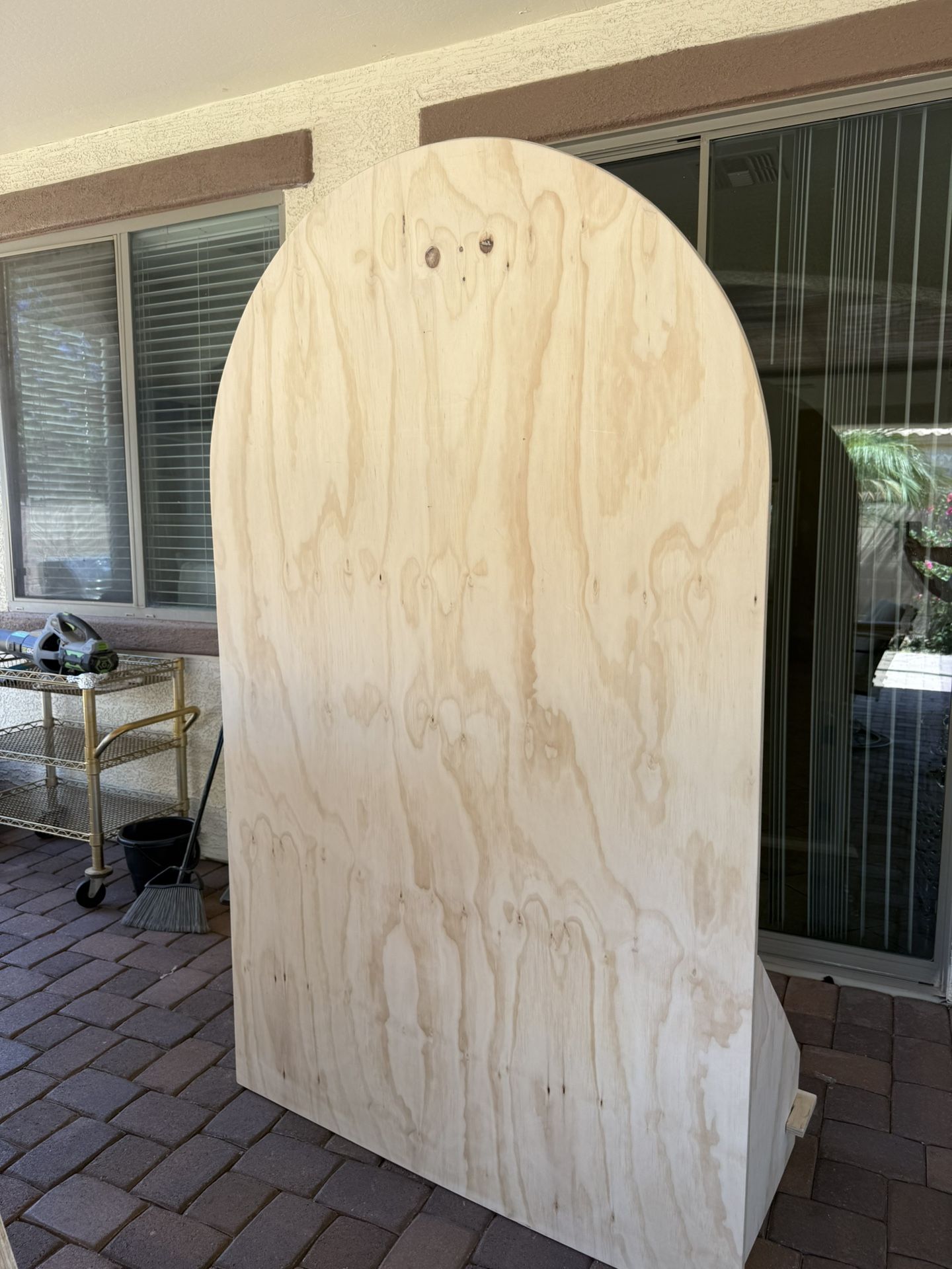 Wood Backdrop Arch