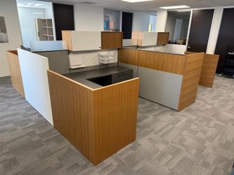 Haworth 78"x90" Loaded Cubicles with Multi Storage