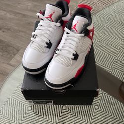 Jordan 4 Retro Red Cement 6Y