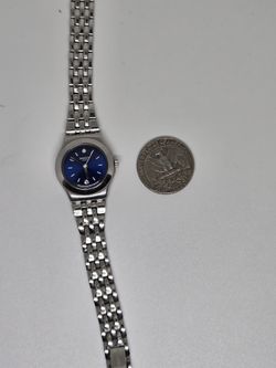 Watch Only Time Swatch YSS288G Women's Watch With SS Band
