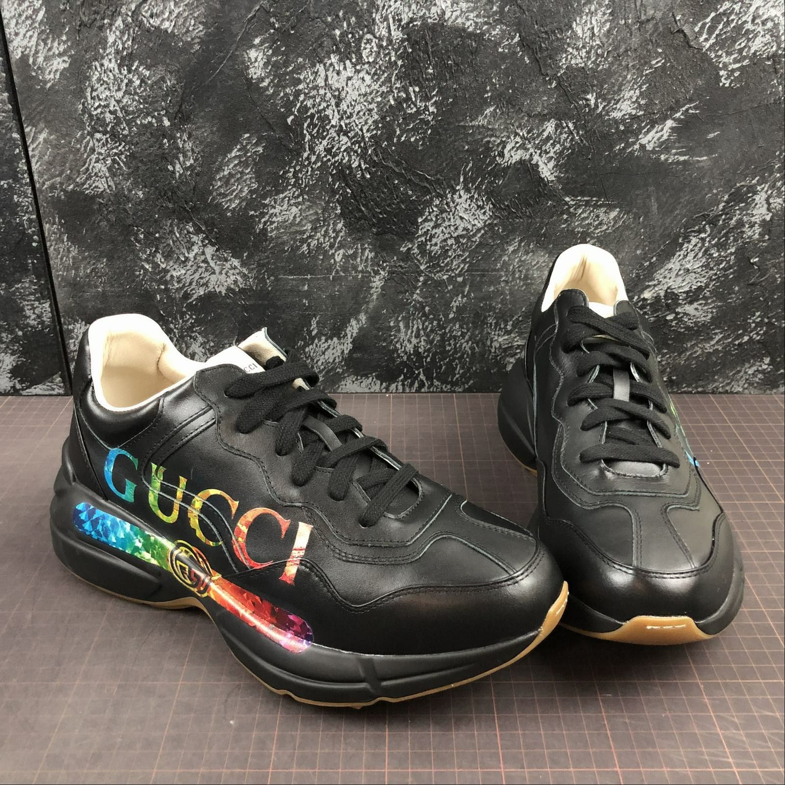 Brand New Rainbow Gucci Shoes ✓