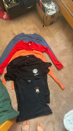 6 athletic shirts bundle