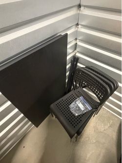 Coffee table with chairs