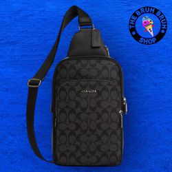 Coach Shoulder Backpack 