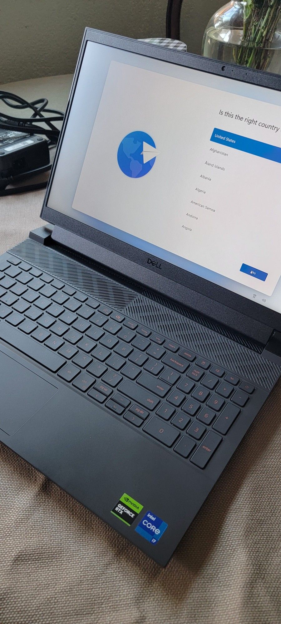 Dell-G15 15.6" 120Hz Gaming Laptop FHD-Intel 13th Gen Core i7 with 16GB RAM - NVIDIA GeForce RTX 4060 1TB SSD- Dark Shadow Gray