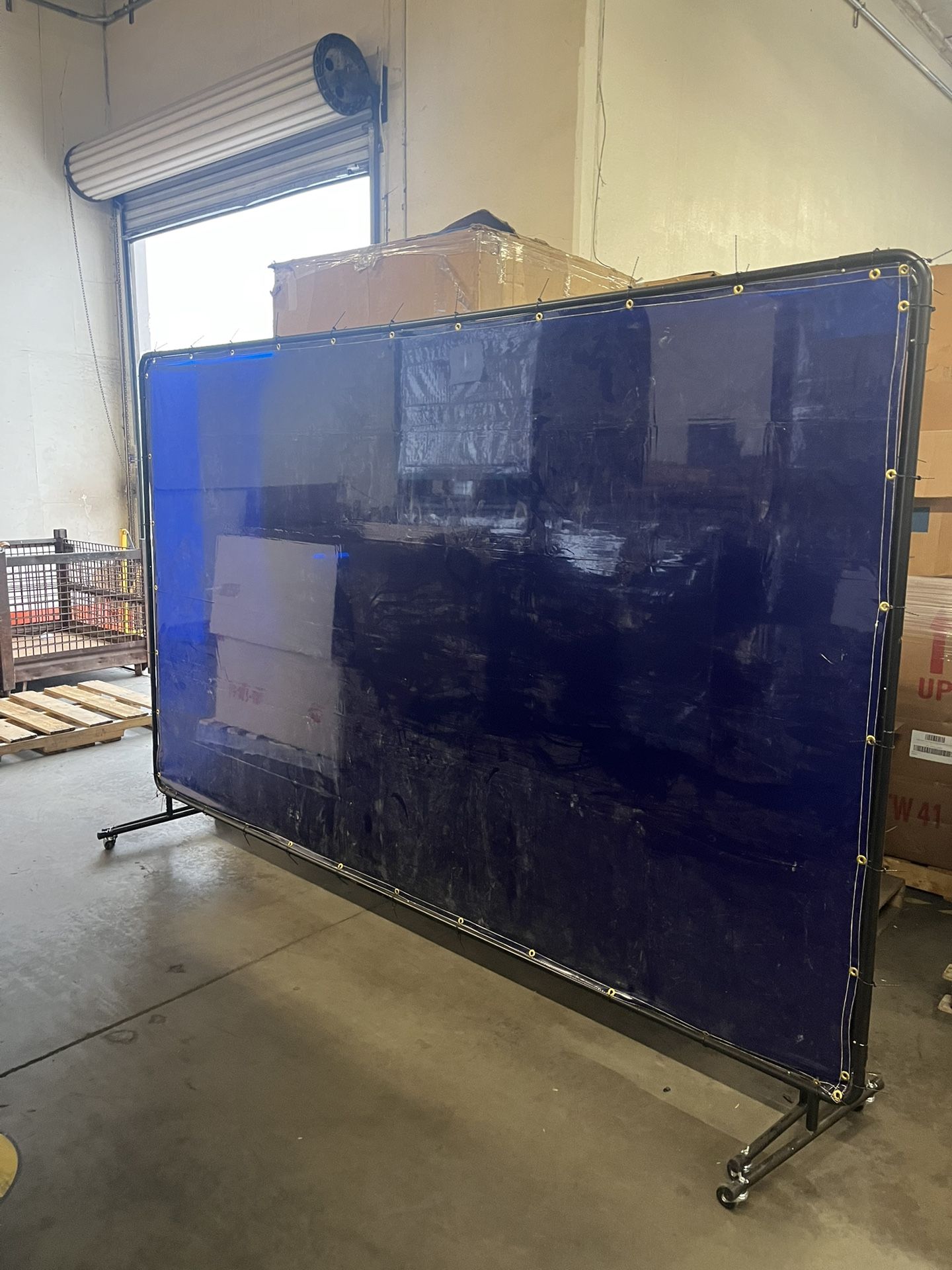 6 X 10 Mobile Blue Welding Screen