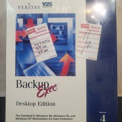 @CHV.  OLD 1999 COMPUTER PROGRAM BACKUP EXEC DESKTOP ED. SOLD AS NOVELTY COLLECTIBLE 