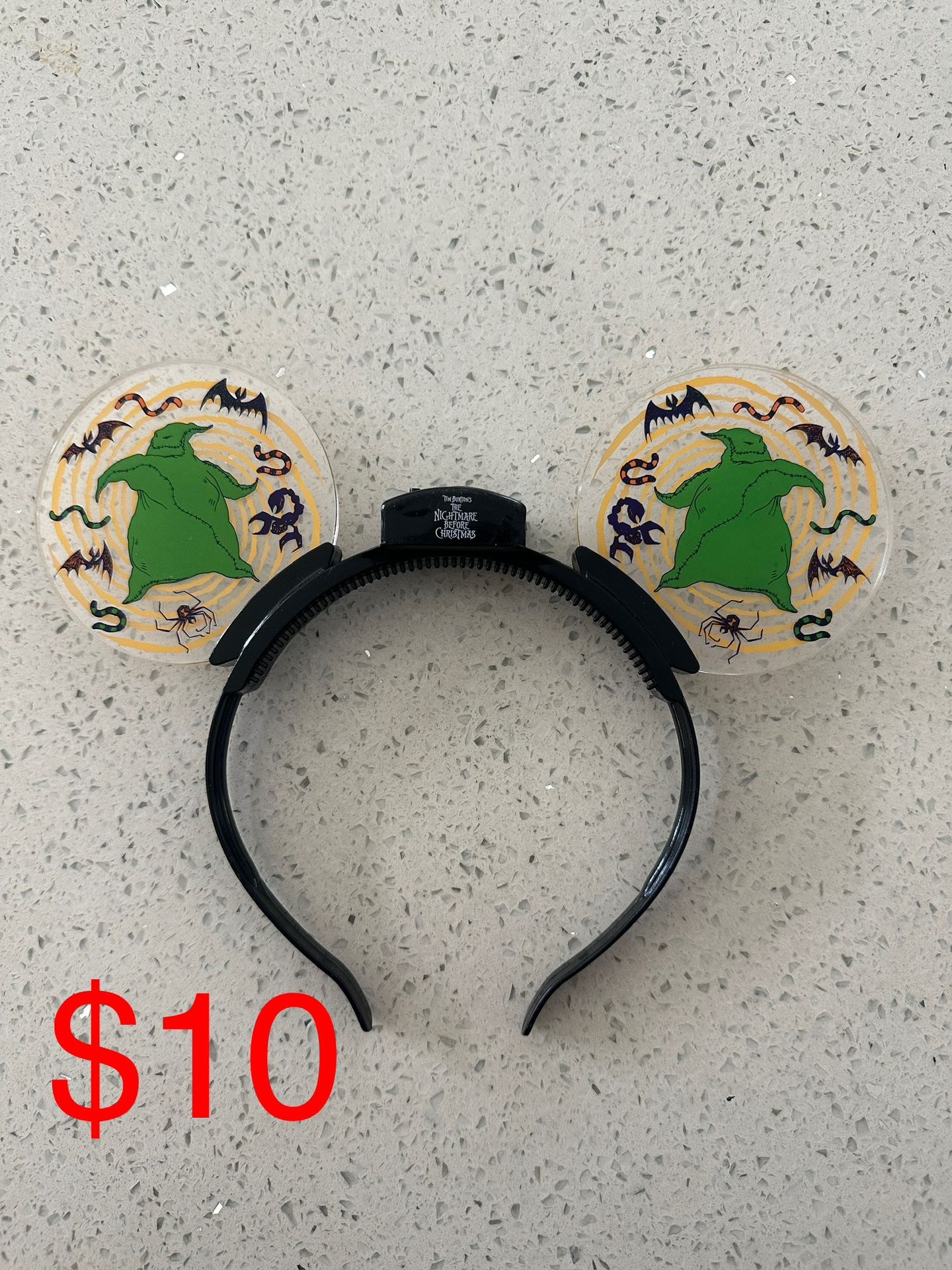Oogie Boogie Disney Ears light up