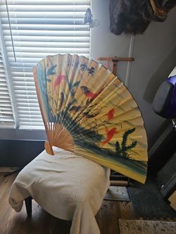 60" vintage asian wall