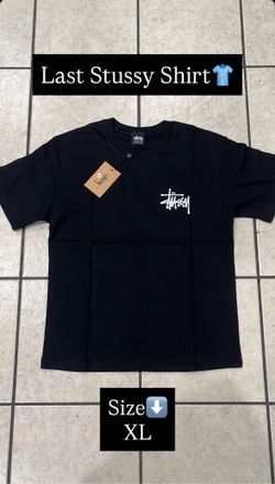 Stussy Black T-Shirt - Size XL - New