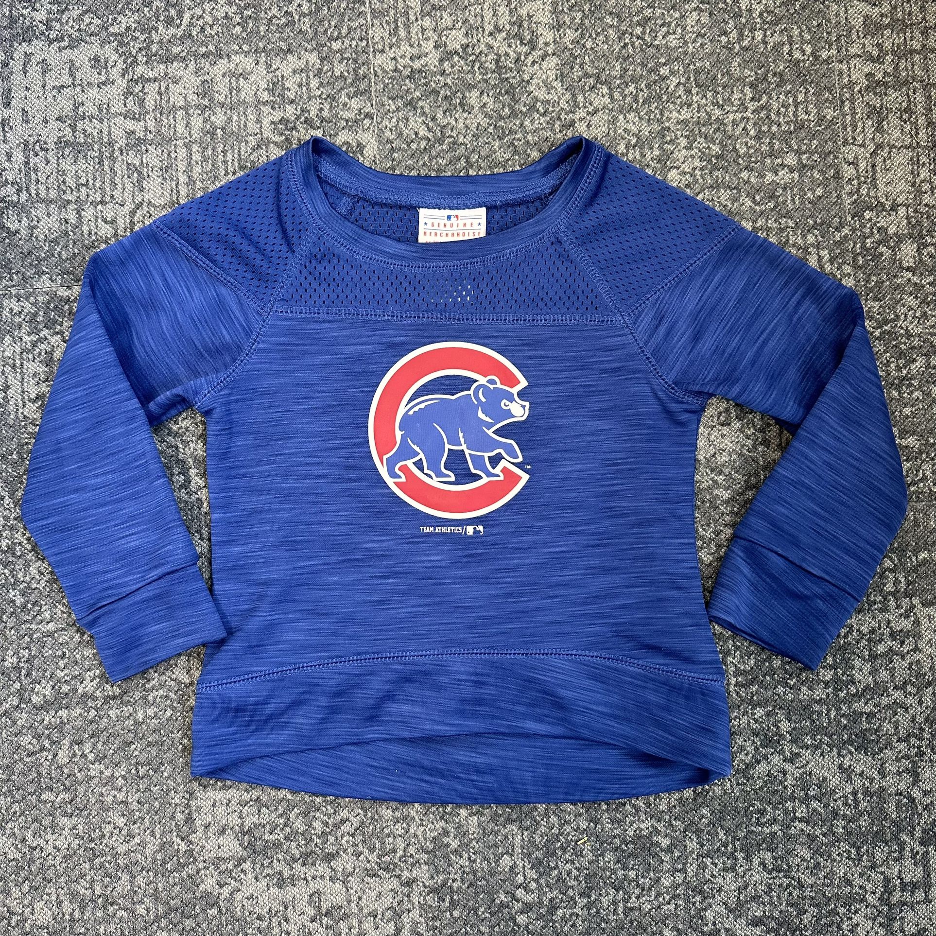 Size 4 / 5 Girls Chicago Cubs Baseball Sweatshirt 