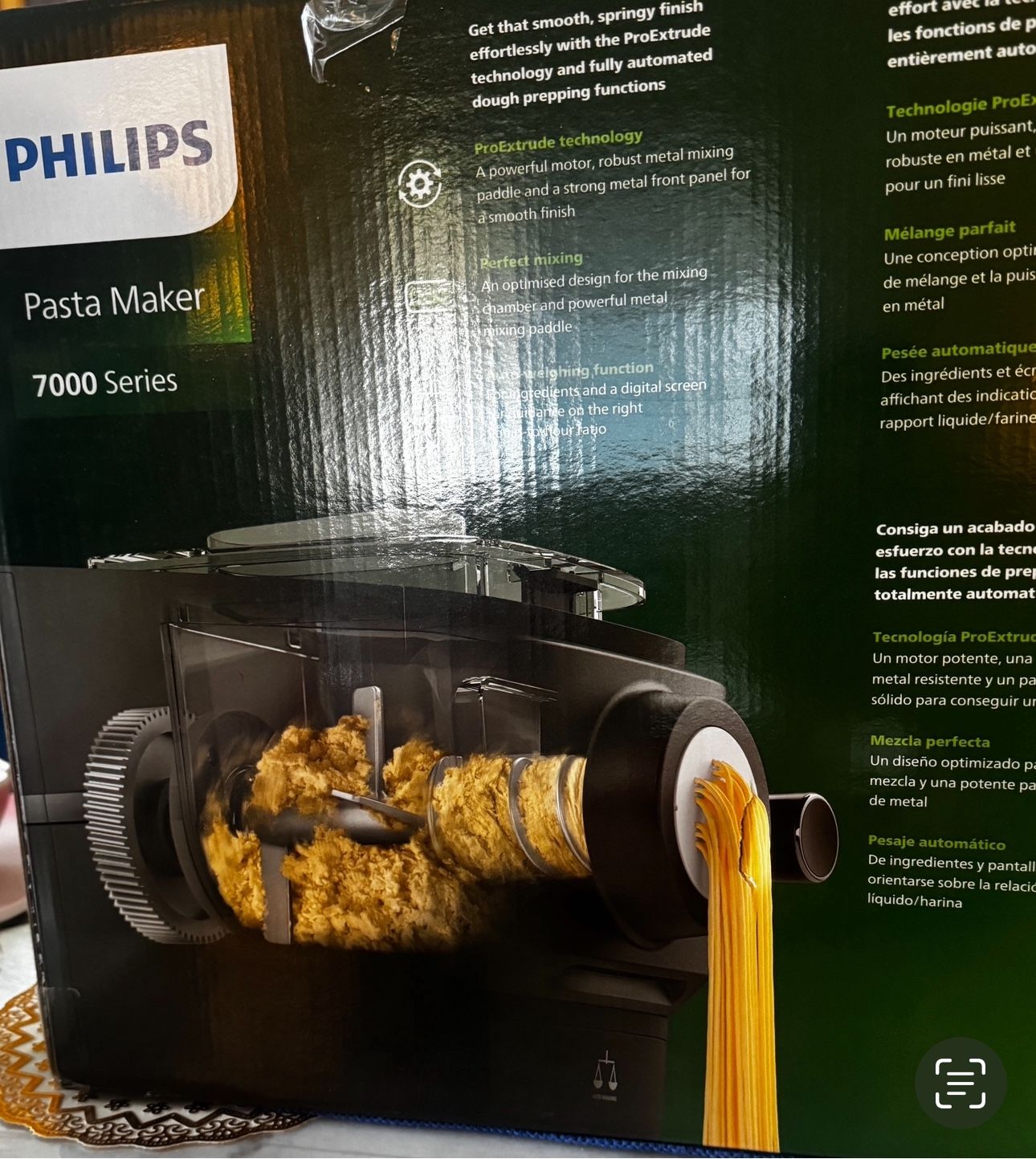 Philips Machine à Pâtes Series 7000 HR2660/00 - Automatique ProExtrude