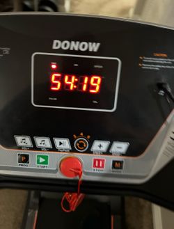 DoNow Black Foldable Treadmill