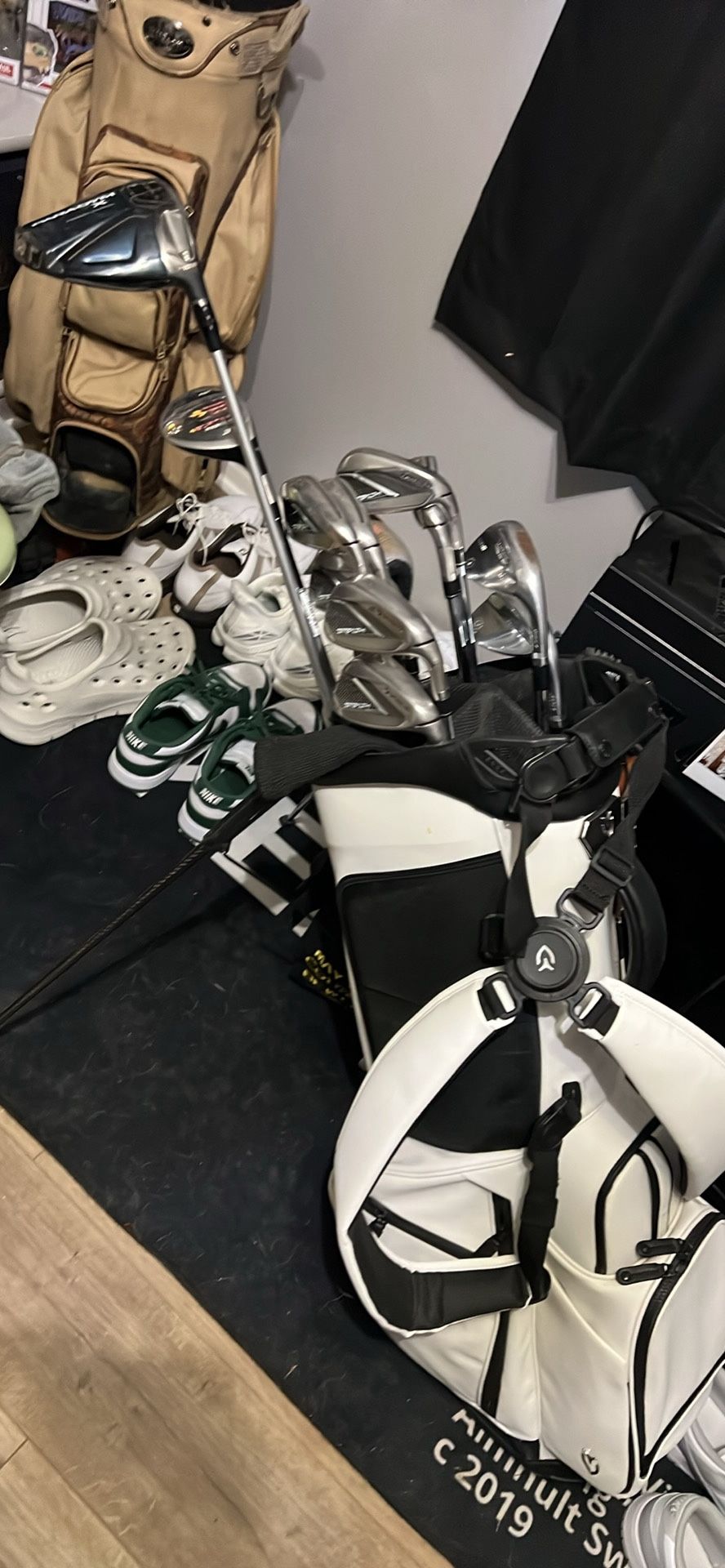 Golf Clubs And Vessel Bag