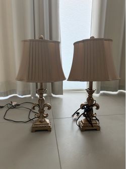 Pair of matching lamps