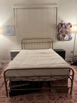 Full Size Bed Frame + Mattress NEED GONE ASAP