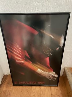 Rare 1984 Sarajevo U.S. Ski team (Bill Johnson Auto)