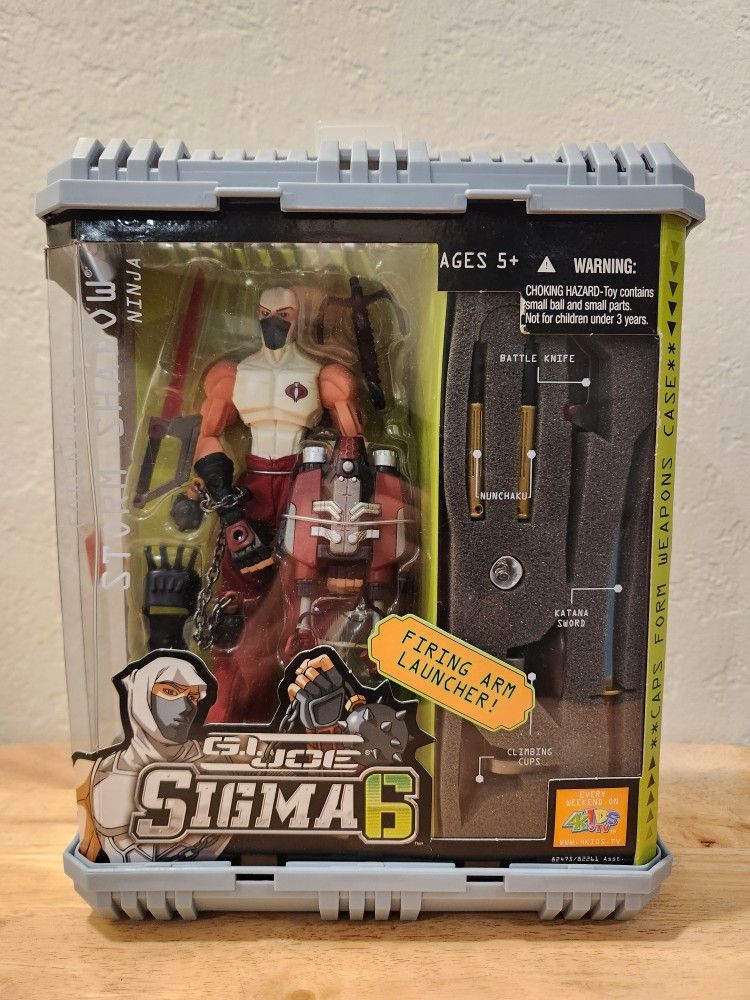 G.I. Joe Sigma 6 Storm Shadow Mint In Box